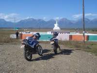 Russland, Motorradtour zur mongolischen Grenze - Der blaue Baikal, heiße Quellen im Tunkatal und Sojoten im Sajangebirge